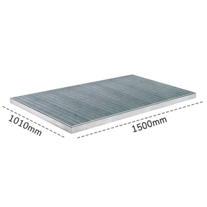 Plataforma de contención transitable Carvel 1010x1500mm en acero galvanizado, capacidad de 40 litros - Product Image 4