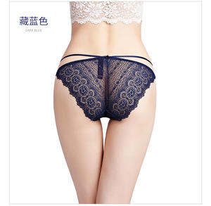 ملابس داخلية نسائية مثيرة عالية الجودة من الدانتيل، سراويل داخلية من القطن/المودال، مريحة وصديقة للبيئة، لون أحمر، مقاس واحد - Product Image 5