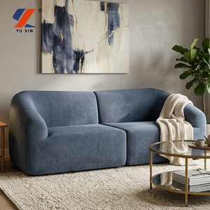 Sofá Modular Comprimido de Combinación Libre, Material de Felpa Teddy, Cálido y Suave, para Dormitorio, Habitación de Invitados - Product Image 1