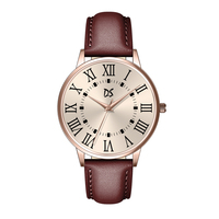 Jam Tangan Wanita Desain Warna-warni Modis Trendi Tahan Air OEM ODM Grosir Jam Quartz Wanita