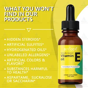 OEM ODM Manufacturer Custom Private Label Multi Vitamin Healthcare Supplement Wholesale Vitamin E And Zinc Vitamin Liquid Drop