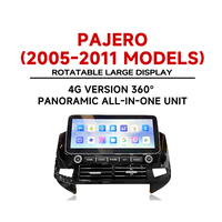 Radio Android Portátil de Alta Calidad para Auto con Pantalla OLED de 12.3 Pulgadas, FM, BT, Aux, USB, GPS, Navegador, para el Tablero de Mitsubishi Pajero
