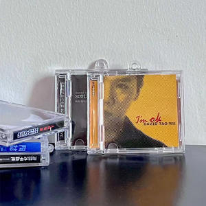 Portachiavi Personalizzato in Acrilico Stile Vintage con Foto Musicale, Canzone, Album Kpop, Mini <span class=keywords><strong>CD</strong></span> e NFC - Product Image 4