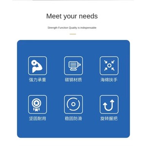 Hot Sellers-Portable Adult Bed Side Handrails Wholesale Safety Rails for Elderly Rehabilitation Therapy Supplies - Product Image 5
