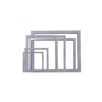 Cadre d'impression sérigraphique en aluminium et bois, 20x24 pouces, conception personnalisée, maille jaune et blanche, pour imprimante sérigraphique