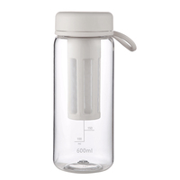 HIGHWIN Cafetière à infusion froide 450ml 600ml Bouteille d'infusion froide avec infuseur amovible