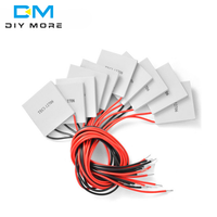DIYMORE TEC1-12706 12704 12710 12715 Module élément Peltier thermoélectrique TEC 40*40mm avec dissipateur thermique et plaque de refroidissement DC12V 50-60W