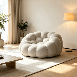 Sillón Personalizado de Tela de Lino y Terciopelo con Burbujas en Verde, Gris y Morado para Muebles de Hogar, Sala de Estar, Dormitorio, Habitación <span class=keywords><strong>Infantil</strong></span>, Exterior - Product Image 3