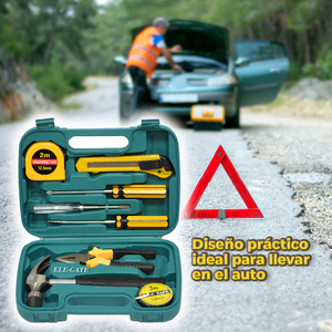 Juego de herramientas profesionales para reparación de plástico con estuche de almacenamiento, 10 piezas, herramientas multifuncionales para uso de emergencia en el hogar y el coche. - Product Image 2