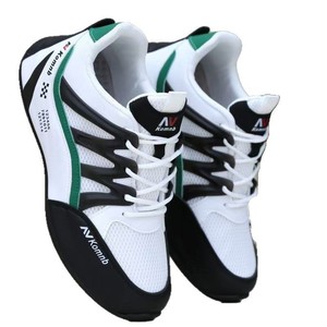 Baskets décontractées en maille respirante pour hommes, chaussures de marche à lacets contrastées, légères et antidérapantes, baskets de sport en plein air - Product Image 5