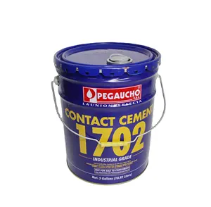 23L Tin Pail 5 Gallon Steel Bucket 6.5 Gallon Conical Metal Bucket mit lug abdeckung mit rieke gießen auslauf kappe