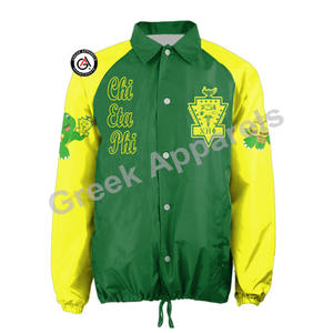 Vestes de coach brodées pour femmes de la sororité Chi Eta Phi |   Veste de style personnalisé brodée pour femmes XHO Sorority - Product Image 1