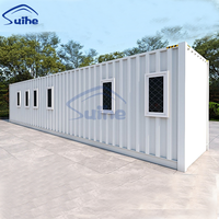 Maison d'habitation portable préfabriquée maison mobile modulaire structure en acier petite villa maison en conteneur