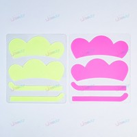 Libeauty 2 en 1 Patch pour les yeux des cils avec ruban de levage des cils Patchs pour les yeux en silicone souple réutilisables pour Salon Lash Lift et outil de teinte