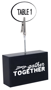 Porte-cartes et noms 2 ''x 3'' en métal avec pince crocodile - Product Image 3