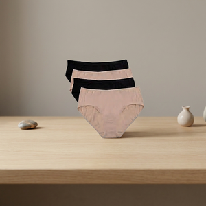 Shorts de yoga sans bretelles en polyester respirant et à séchage rapide, confortables, pour femmes et filles, culottes menstruelles, sous-vêtements pour les règles - Product Image 2