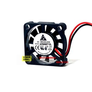 Ventilateur sans balais Delta Afb300712l DC 12V 0.10A 3Cm pour refroidissement de boîtier - Product Image 1