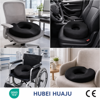 Coussin de siège en mousse à mémoire de forme avec gel rafraîchissant pour soulager la douleur du coccyx, antidérapant, lavable, pour chaise et voiture