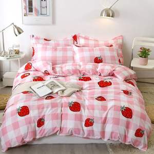 Parure de lit de luxe, ensemble de literie housse de <span class=keywords><strong>couette</strong></span> en 100% coton, vente en gros, qualité supérieure, housse Queen Size, pour enfants, 4 pièces - Product Image 4