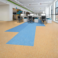Rouleaux de revêtement de sol PVC antidérapant haute densité Runsure, surface marbrée, idéal pour les salles de réadaptation hospitalières, installation rapide