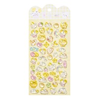 Autocollants en PVC époxy en forme de dôme de cristal 3D mignons d'animaux japonais (pandas, lapins) pour coques de téléphone et décoration de gobelets