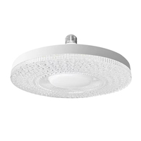 Ampoule LED en cristal A19 Culot E27 SMD2835 Lumière du jour 6000K AC220V Durée de vie 50000H Interrupteur manuel en plastique Certifiée Energy Star IRC90