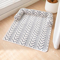 Nouveauté : Tapis de luxe en peluche pour animaux de compagnie, doux, respirant, extra épais, pour chat et chien, avec base antidérapante, coussin réversible pour canapé et lit