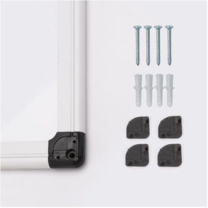 Lavagna a doppia faccia e lavagna per insegnante di scuola 12x18 pollici con telaio in alluminio magnetico in acciaio zinco <span class=keywords><strong>cancellabile</strong></span> a secco - Product Image 3