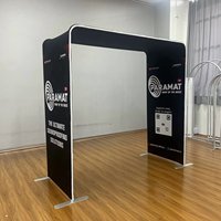 Mur d'affichage publicitaire portable et amovible pour événements et expositions, avec impression, type housse de coussin