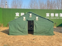 Tente d'expédition en toile de coton de qualité militaire quatre saisons, une chambre, pour 10 personnes, résistante à l'eau, pour le camping en plein air