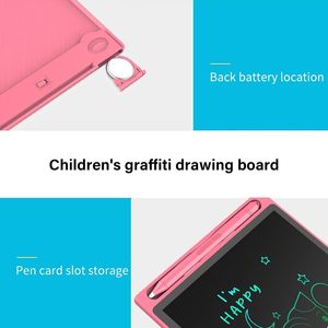 Tablette d'écriture numérique pour enfants, bloc-notes à feuilles mobiles avec écran LCD de 8,5 pouces, tablette d'écriture et de dessin - Product Image 4