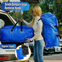 Sacs de déménagement en polypropylène PE tissé recyclé Eco Custom pour le shopping Poignées et fermetures éclair solides