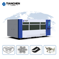 Máquina de Corte Láser de Fibra TIANCHEN de 6000W, Capaz de Cortar Acero Inoxidable y Acero al Carbono de 10mm de Espesor, CNC Automático de 3 Ejes