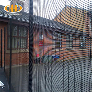 <span class=keywords><strong>Malla</strong></span> de Alambre Soldada Doble Recubierta de PVC de Alta Resistencia y Calidad al por Mayor, Valla Anti-Escalada 358 con Cable Eléctrico - Product Image 3