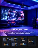 Projecteur laser triple RGB Valerion VisionMaster Pro2 4K UHD avec système d'exploitation Google TV, 3000 lumens, zoom optique 0,9-1,5x, puissance multitâches