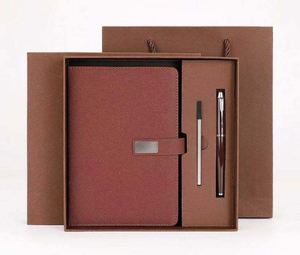 Set de Regalo Corporativo Promocional al por Mayor, Libreta Personalizable A6 Recargable con Bolígrafo y Botella de Agua de Acero Inoxidable en Caja - Product Image 5