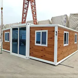 Maison modulaire préfabriquée à construction rapide en conteneur portable Maison en conteneur extensible de 20 pieds 40 pieds Maison en conteneur d'expédition