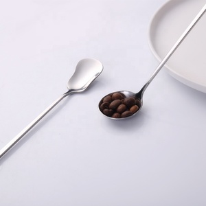 Cuchara de Degustación <span class=keywords><strong>para</strong></span> <span class=keywords><strong>Chef</strong></span> con Mango Largo, Cuchara de Acero Inoxidable, Cuchara Larga <span class=keywords><strong>para</strong></span> Bodas, Fiestas, Navidad, Herramienta de Metal Duradera - Product Image 5