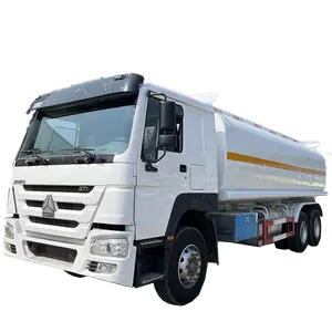 हाउओ 10 व्हीलर ट्रक क्षमता ईंधन टैंक ट्रक 6*4 6x4 22000 लीटर तेल टैंकर ट्रक बिक्री के लिए