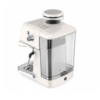 Machine à expresso électrique programmable 19 bars, cafetière 1500W, réservoir d'eau transparent amovible de 1,8L