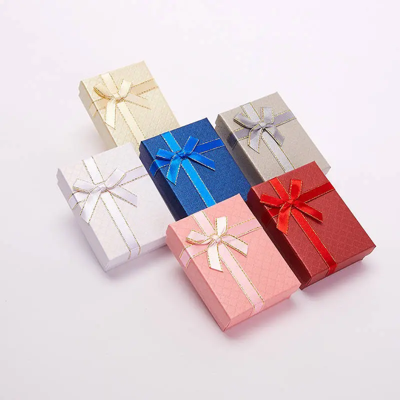Jewelry Holder Packaging Box Small Jewelry Gift Boxes for Necklaces Earrings Rings
