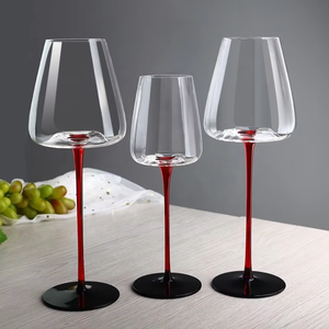 Copas de <span class=keywords><strong>Vino</strong></span> sin Tallo de Borosilicato Transparente al por Mayor con Pajita, Capacidad de 300ml para Bar en Casa - Product Image 2