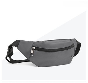Wholesale Women's Waterproof Nylon Barrel-Shaped <b>Leopard</b> Print Waist Bag with Zipper Closure for Travel & Sports - Product Image 3