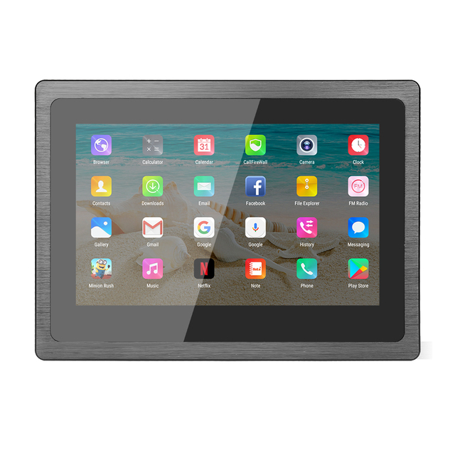 OEM/ODM 7 Inch Embedded Android Industrial Screen Touch Panel PC RK3566 CPU Aluminum Material 1024*600 Resolution LCD Display