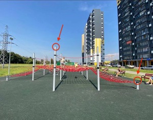 Jiayi esterno in alluminio post top copertura protettiva <span class=keywords><strong>parco</strong></span> <span class=keywords><strong>giochi</strong></span> - Product Image 5