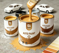 Usine de peinture automobile chinoise, prix compétitif, plusieurs couleurs, laque automobile 2K, couche transparente, haute brillance, vernis automobile à haute teneur en solides