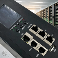 PDU intelligent UL Mark 3 phases 415V 60A avec 36 prises C39 verrouillables