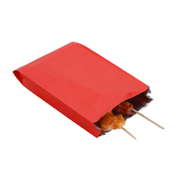 Sacs en papier kraft personnalisés avec logo d'usine et feuille d'aluminium intérieure pour emballage alimentaire, sacs à emporter pour poulet frit, sacs en papier BBQ doublés de feuille d'aluminium