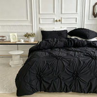 Parures de lit unies haut de gamme inaltérables – Collections personnalisées pour lits Queen et King Size – Ensemble 3 pièces avec taies d'oreiller et housse de couette