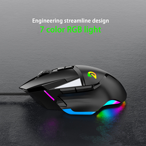 Chuột có dây Super Quality G502, đèn RGB <span class=keywords><strong>8D</strong></span>, 7200DPI, dành cho game thủ, văn phòng, máy tính PC, USB, quang học, tay phải, hàng có sẵn - Product Image 5